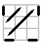 Corners Moved Diagonal 2; Twisted Irregular M1 - Edges Moved Diagonal M1