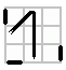 Corners Twisted Negative M1 - Edges Moved Positive - the long arm is the 'arrowpeak' P1