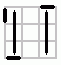 Corners Moved Parallel 1; Twisted Negative