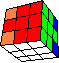 4 corners moved diagonal on 2 levels back - 4 auf 2 Ebenen getauschte Ecken hinten