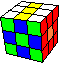 chessboard on 4 sides, 6 stripes, 2 dots - Schachbrett auf 4 Seiten, 6 Streifen, 2 Punkte
