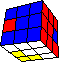 2 inner angles, 2 edges outside back - 2 innere Winkel, 2 Kanten außen hinten