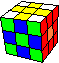 chessboard on 2 sides, 6 stripes, 2 dots - Schachbrett auf 2 Seiten, 2 Kreuze, 2 Punkte