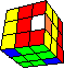 swapped bars with 2 single edges #1 back - getauschte Säulen mit 2 einzelnen Kanten #1 hinten