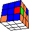 2 horizontal bars with 2 edges #2 back - 2 horizontale Sulen mit 2 Kanten #2 hinten