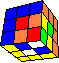 odd edge rings in cube in cube #6 back - ungerade Kantenringe im Würfel im Würfel #6 hinten