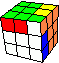 three large rotating squares - drei große rotierende Quader