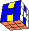 4D - every 4 edges up and down cycled around the cube positive (4 H's) back