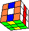 4 equal columns 1 edge ring back - 4 gleiche Säulen 1 Kantenring hinten