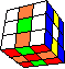 4 equal columns 2 edge rings back - 4 gleiche Säulen 2 Kantenringe hinten