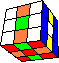 4 equal columns 2 edge rings back - 4 gleiche Sulen 2 Kantenringe hinten