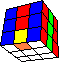 4 equal columns 2 swapping edges back - 4 gleiche Säulen 2 getauschte Kanten hinten