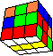 4 odd swapped bars 2 edges #1 back - 4 ungewöhnlich getauschte Säulen, 2 Kanten #1 hinten