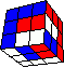 stripes in cube #5 back - Streifen im WÜrfel #5 hinten