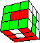 stripes in cube #7 back - Streifen im WÜrfel #7 hinten