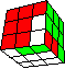 stripes in cube #8 back - Streifen im WÜrfel #8 hinten