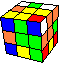 broken cube in cube #1 - zerbrochener Würfel im Würfel #1