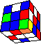 strange cube #1 back - seltsamer Würfel #1 hinten