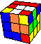 3 rotating L in odd cube in cube in cube - 3 rotierende L im ungeraden Würfel im Würfel im Würfel