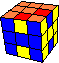 2 pairs of corners diagonal over each other - 2 Eckenpaare diagonal übereinander
