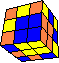 chain of corners and edges (cube in cube) back #1 - Kanten-Ecken-Kette (WÜrfel im WÜrfel) #1 hinten
