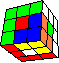 Suitcase angles in cube in cube back - Kofferecken in Würfel im Würfel hinten