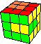 bull's eye / block in cube - Bullauge / Quader im WÜrfel
