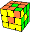 dots with cube in cube - Spiegelei mit Würfel im Würfel