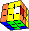 2 large angle with 2 edges #1 back - 2 große Winkel mit 2 Kanten #1 hinten