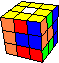 cube in cube mixed with 4 edges - Würfel im Würfel gemischt mit 4 Kanten