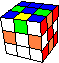 90° ring, 180° ring, two edges in a space diagonal - 90° Ring, 180° Ring, zwei Kanten in einer Raumdiagonale