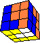 incomplete cube in cube back - unvollstndiger Wrfel im Wrfel hinten