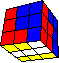 incomplete cube in cube back - unvollständiger Würfel im Würfel hinten