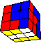 incomplete cube in cube back - unvollstndiger Wrfel im Wrfel hinten