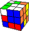 horse shaped cube in cube - Springer geformter Würfel im Würfel