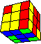 key with 2 corners and 1 column back - Schlüssel mit 2 Ecken und 1 Stange hinten