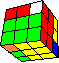 odd commata cube #2 back - ungerader Kommata-Würfel im Würfel #2 hinten
