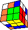 odd commata cube #5 back - ungerader Kommata-Würfel im Würfel #5 hinten