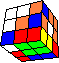 cube in cube nonperfect back - unperfekter Würfel im Würfel hinten