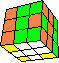 three columns in front of a single flip back - Drei Säulen vor einer einsamen Wendung hinten