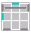 Corners Moved Straight; Twisted Irregular M1 - Edges Flipped Neighbours M1
